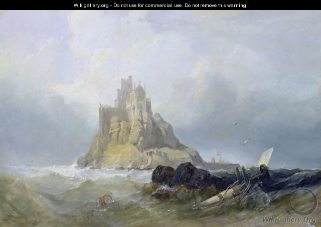 St. Michaels Mount, Cornwall - William Clarkson Stanfield