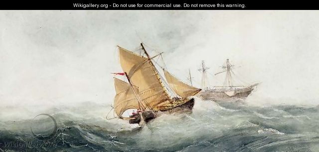 Approaching the Wreck, 1837 - William Clarkson Stanfield