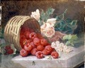 Overturned Basket with Raspberries and White Currants, 1882 - Eloise Harriet Stannard