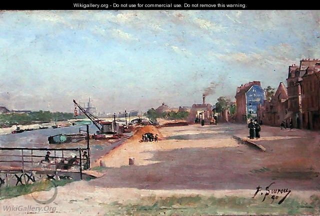 Quai de la Rapee, Paris, 1890 - Paul Sourou