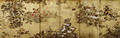 Six-Fold Screen depicting Flowering Plants in the Four Seasons, Early Edo Period - (attr. to) Sotatsu, Nonomura