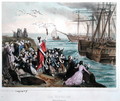 Bidding farewell to men sent into exile, 1850 - Frederic Sorrieu