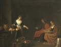 Christ in the House of Martha and Mary - Hendrick Maertensz. Sorch (see Sorgh)