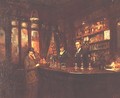 Interior of a pub in Chelsea, 1925 - Leon Sprinck
