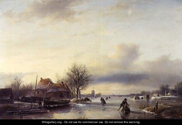 Winter Landscape - Jan Jacob Spohler
