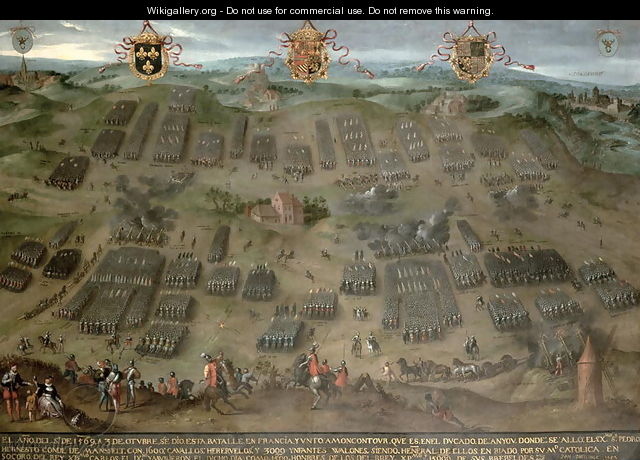 The Battle of Moncontour, 30 October 1569, 1587 - Jan Snellinck