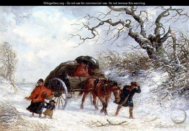 The Carriers Cart - Winter - Thomas Smythe