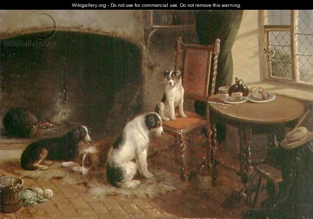 Interior with Dogs, 1894-96 - Thomas Smythe