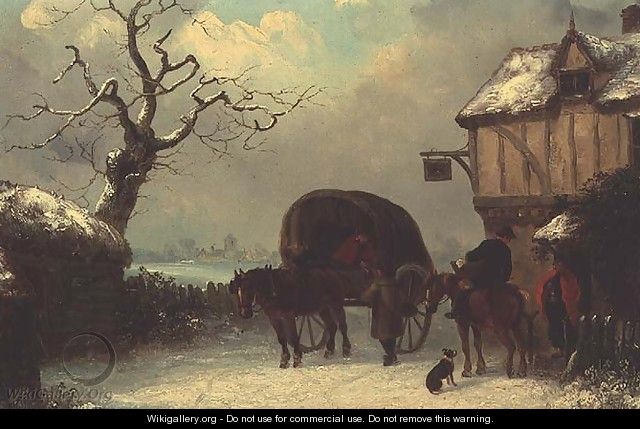 A Wayside Rest - Stopping at the Inn - Thomas Smythe