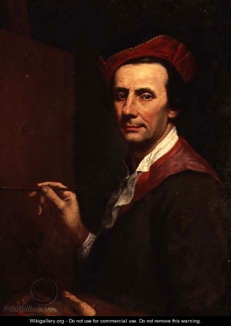 Artist at an Easel, c.1750s - Andrea Soldi