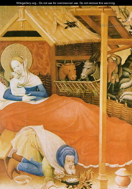 The Birth of Christ, 1404 - Conrad von Soest