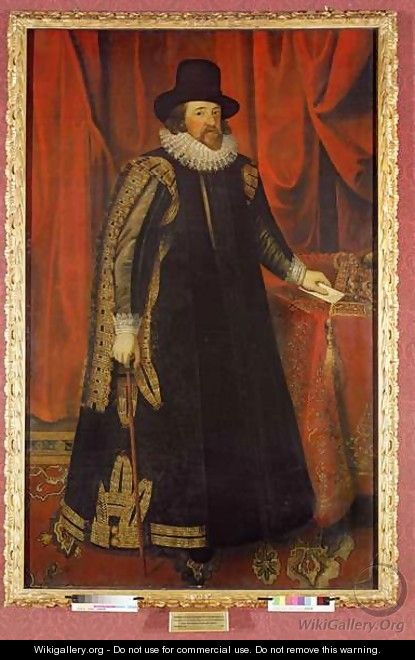 Sir Francis Bacon 1561-1626 Viscount of St. Albans - Paulus Van Somer