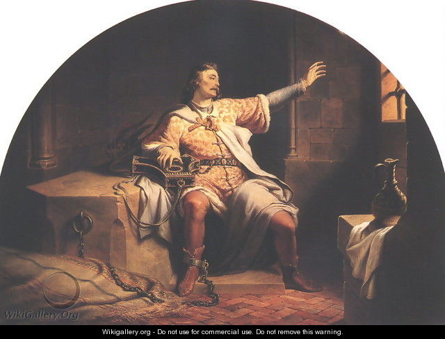 King Solomon in the Prison 1847 - Henrik Weber