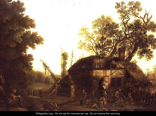 Hop-Picking, c.1760 - George, of Chichester Smith
