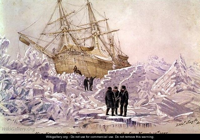 Incident on a Trading Journey- HMS Terror Thrown up by the Ice, March 15th 1837 - Lieutenant Smyth