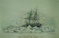 Incidents on a Trading Journey- HMS Terror Making Fast to an Iceberg in Hudsons Strait, August 18th 1836 - Lieutenant Smyth