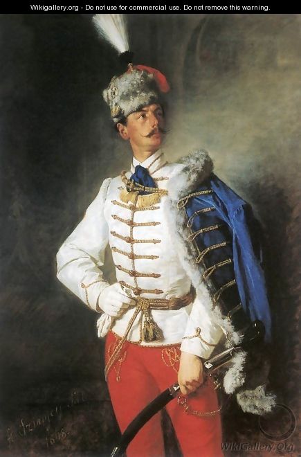 Portrait of Zsigmond Szinyei Merse 1866 - Pal Merse Szinyei