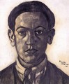 Self-portrait with Necktie 1925 - Lajos Vajda