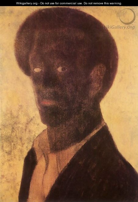 Self-portrait in Black c. 1935 - Lajos Vajda