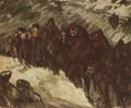 Soldiers in the Snow 1916 - Janos Vaszary