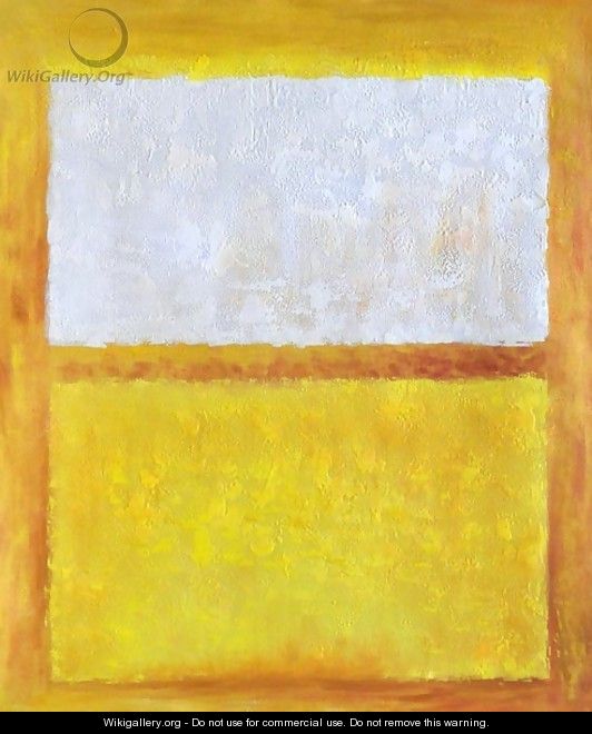 White, Orange and Yellow - Mark Rothko (inspired by)