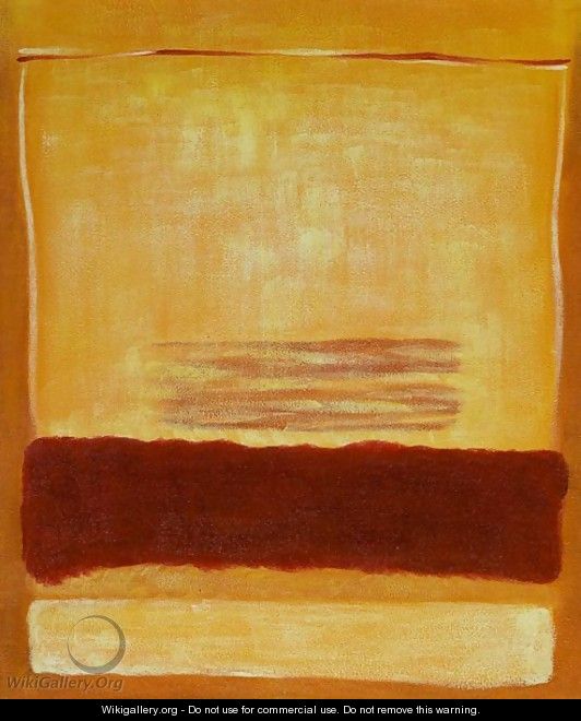 Untitled (Yellow and Red) 2 - Mark Rothko (inspired by)