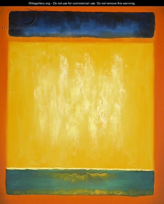 Untitled (blue, yellow, and green on red) - Mark Rothko (inspired by)