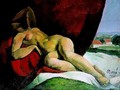 Reclining Nude Study for the Siesta 1921 - Karoly Patko