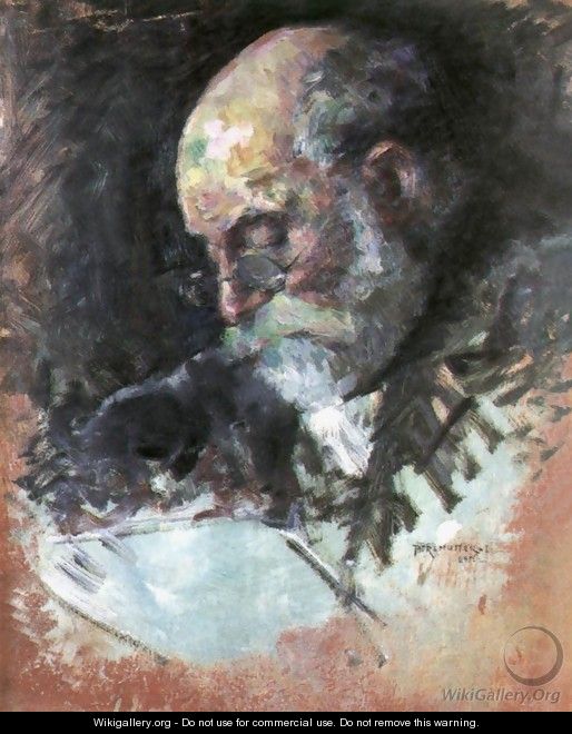 Portrait of the Artists Grandfather 1895 - Izsak Perlmutter