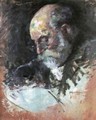 Portrait of the Artists Grandfather 1895 - Izsak Perlmutter