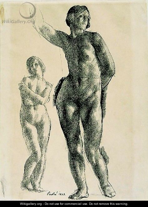 Nude Study 1923 - Karoly Patko