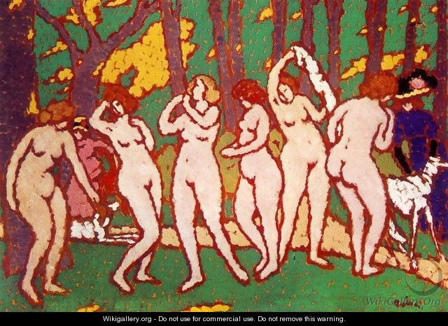 Park with Nudes 1910 - Jozsef Rippl-Ronai