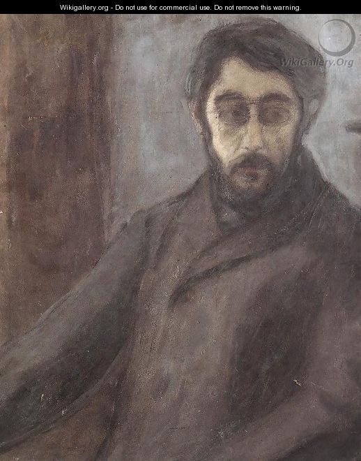 Portrait of Pierre Bonnard 1897 2 - Jozsef Rippl-Ronai