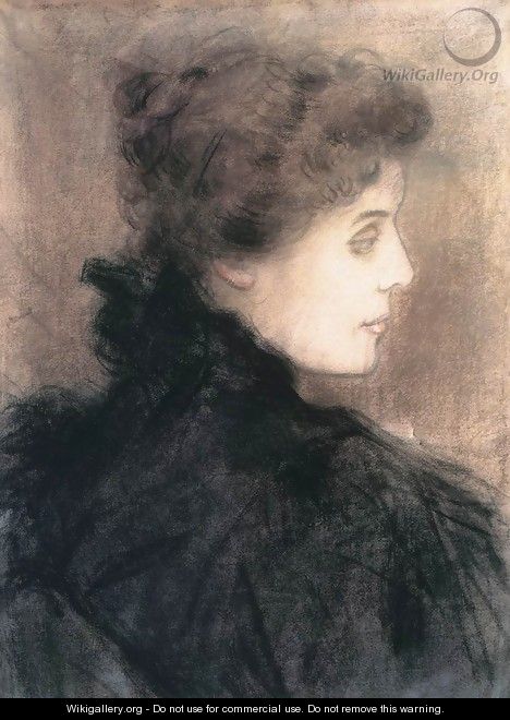 CountessTivadar Andrassy 1896 - Jozsef Rippl-Ronai