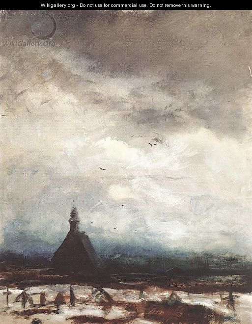 Stormy Landscape c. 1915 - Laszlo Mednyanszky