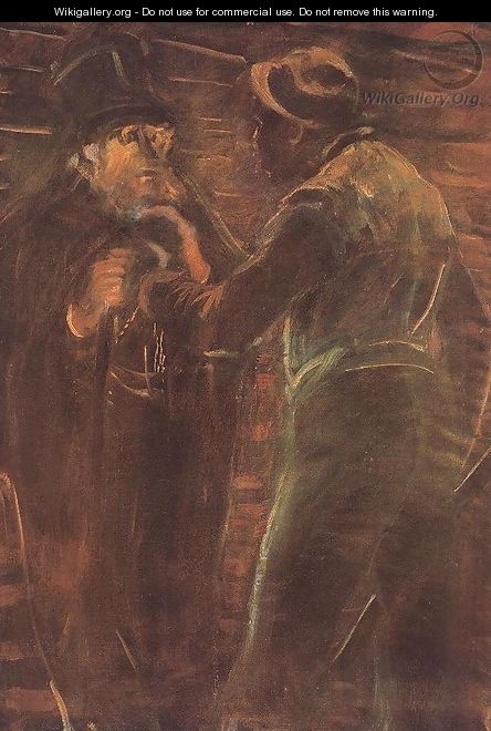 Mugging 1910-13 - Laszlo Mednyanszky