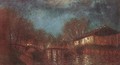 Willows on the River-Bank c. 1905 - Laszlo Mednyanszky