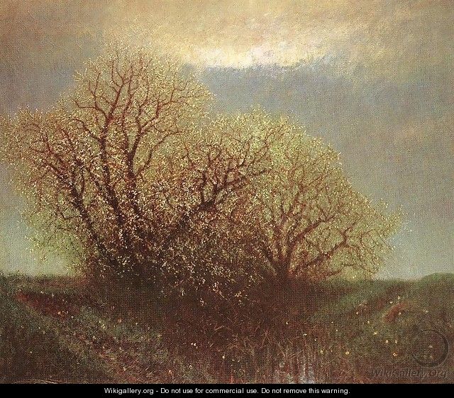 Blossoming Trees c. 1900 - Laszlo Mednyanszky