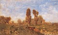 Study of a Landscape 1872 - Geza Meszoly