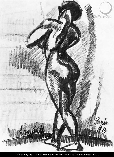 Standing Nude 1913 - Jozsef Nemes Lamperth