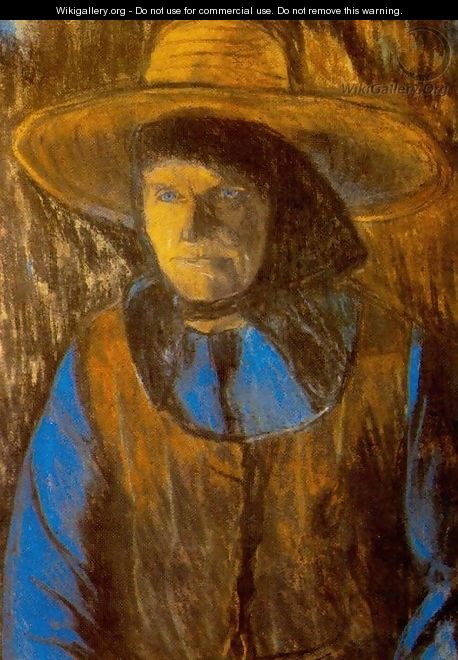 Old Woman with Hat end of 1920s - Istvan Nagy