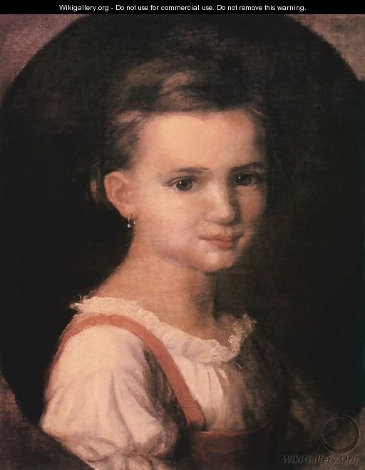 Portrait of the Artrists Daughter 1867-69 - Soma Orlai Petrich