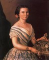 Portrait of Dobosy Lajosne nee Amalia Kaszap 1855 - Soma Orlai Petrich