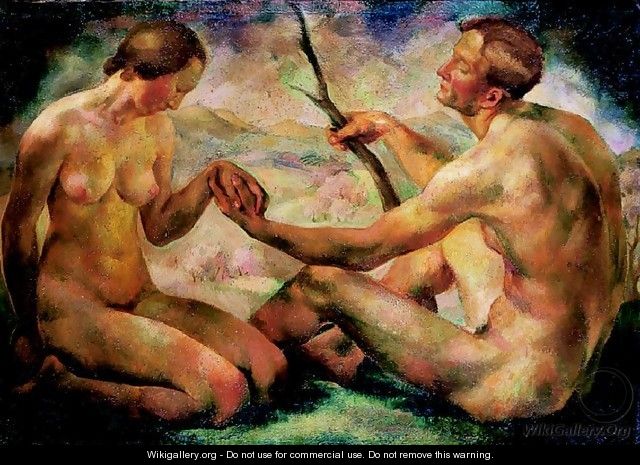 May Human Couple 1923 - Erzsebet Korb