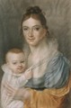The Wife of the Artist and her Child 1814 - Samuel Kiss