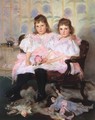 Double Portrait of Erzsebet and Stefanie 1896 - Fulop Elek Laszlo