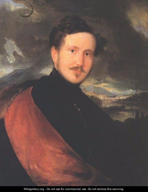 Self-portrait 1832 - Sandor Kozina