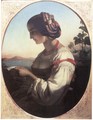 Italian Woman Reading a Letter 1846 - Mihaly Kovacs