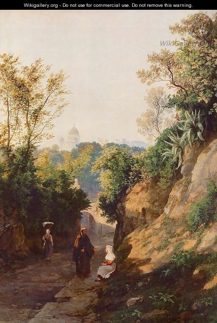 View of Rome 1835 - Károly, the Elder Markó