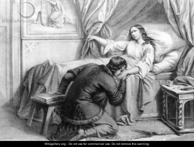 The Death of Ilona Zrinyi 1862 - Jozsef Marastoni